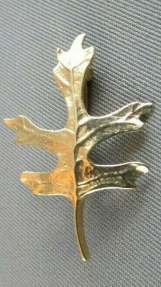 Rare Retired James Avery 14k Oak Leaf Tie Tack Pin Brooch (19004213)