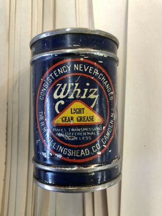 Vintage Whiz Grease Oil Can Rare