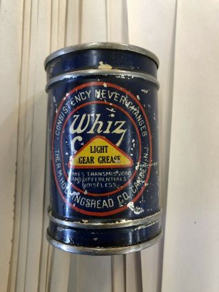 Vintage Whiz Grease Oil Can Rare 2