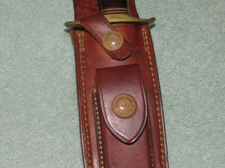 Randall Made Knives VINTAGE model 1 - 6 Brown Button sheath 12