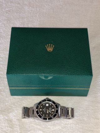 Rare 1987 Rolex Submariner R16800A Box,  Papers,  Anchor & Card 12