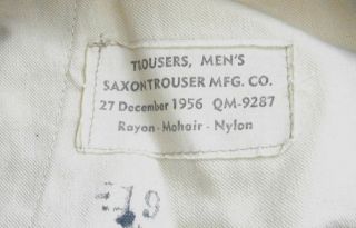 Vintage USMC Uniform Khaki Military Pants Shirt Cap Neck Tie Patches Med 6