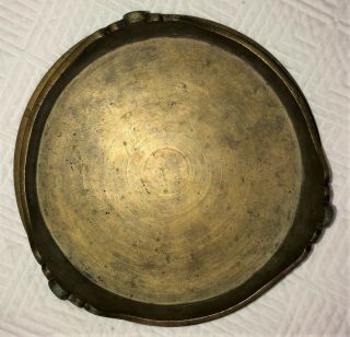 Antique CHINESE BRONZE STAND or CENSER BASE 6