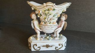 Antique 19th Century Meissen Porcelain Centerpiece 6