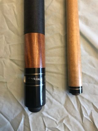 Vintage Viking Pool Cue Stick With Sharp Point Wrap Grain 2