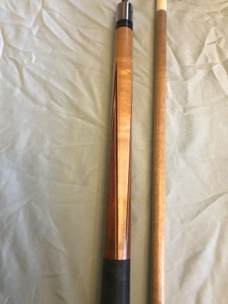 Vintage Viking Pool Cue Stick With Sharp Point Wrap Grain 4