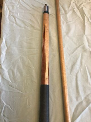 Vintage Viking Pool Cue Stick With Sharp Point Wrap Grain 5
