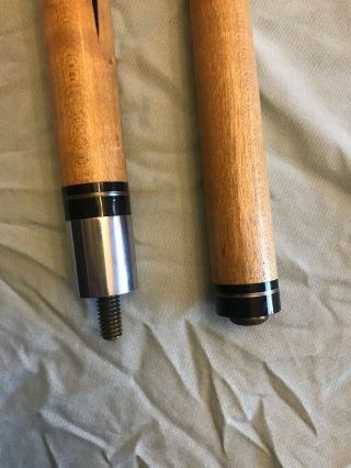 Vintage Viking Pool Cue Stick With Sharp Point Wrap Grain 9