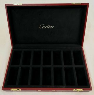 Cartier Rare & Vintage Red Watch Watches Case For Collectors