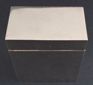 Vintage Circa 1960s,  TIFFANY & CO Sterling Silver Cigar Cigarette Box Case NR 3