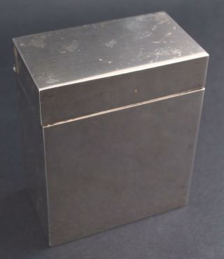 Vintage Circa 1960s,  TIFFANY & CO Sterling Silver Cigar Cigarette Box Case NR 4