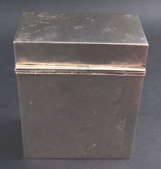 Vintage Circa 1960s,  TIFFANY & CO Sterling Silver Cigar Cigarette Box Case NR 8