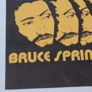 BRUCE SPRINGSTEEN Concert Poster Kutztown State College 1975 Rare 2