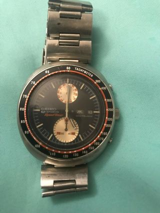 Vintage Seiko 5 Sports Speed - Timer 6138 - 0011