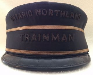 Vintage Ontario Northland Railway Trainman Hat/cap