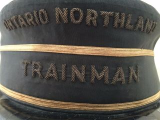 Vintage Ontario Northland Railway Trainman Hat/Cap 2