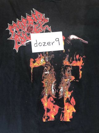 Morbid Angel Covenant 1993 Vintage Tour Long Sleeve Shirt XL 2