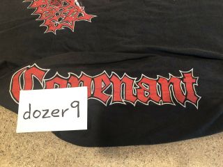 Morbid Angel Covenant 1993 Vintage Tour Long Sleeve Shirt XL 5