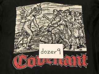 Morbid Angel Covenant 1993 Vintage Tour Long Sleeve Shirt XL 8