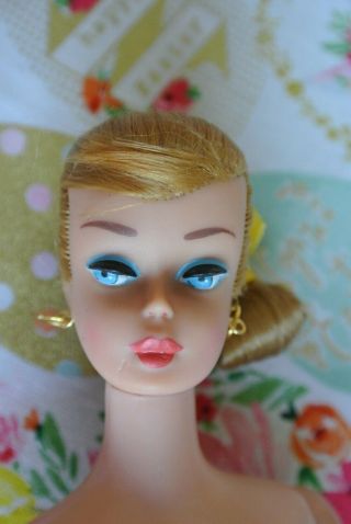 Vintage Mattel Barbie Ash Blonde 850 Swirl Ponytail Gorgeous
