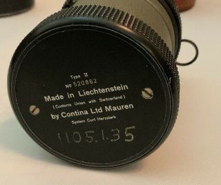 VINTAGE CURTA MECHANICAL CALCULATOR TYPE II WITH CASE Serial 520862 7