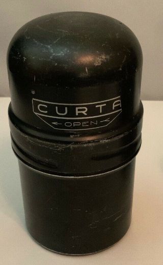VINTAGE CURTA MECHANICAL CALCULATOR TYPE II WITH CASE Serial 520862 8