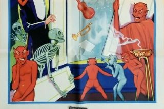 HERMAN HOMAR - The Wizard of the West Vintage Magic Poster - The Spirit Cabinet 3