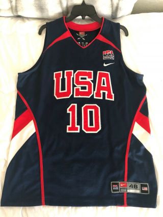 Vintage Authentic Nike Kobe Bryant 2006 Usa Olympics Stich Jersey Sz L,  2 " Nba