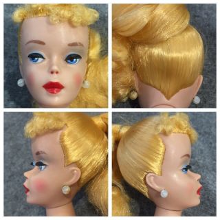 Vintage Blonde Ponytail Barbie 4 - - Listing Ends 5pm Monday