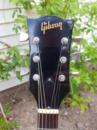 Vintage GIBSON SG II Walnut Electric Guitar w/ Hard Case 1970 ' s. 4
