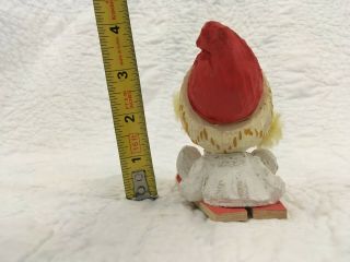 Henning Carved by Hand Norway Laughing Santa Troll,  VERY STRANGE - LOOKING 4