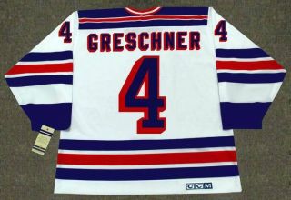 Ron Greschner York Rangers 1986 Ccm Vintage Home Nhl Hockey Jersey