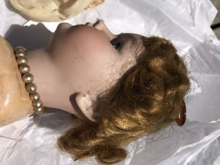 Antique German Bisque Head Doll Simon Halbig Handwerck 24 