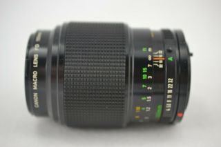 Lens Canon FD 100mm f/4 1:4 Macro Pre - Owned Vintage 6