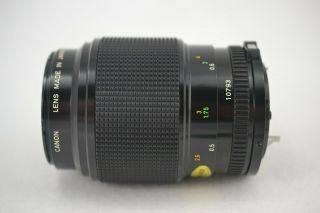 Lens Canon FD 100mm f/4 1:4 Macro Pre - Owned Vintage 7