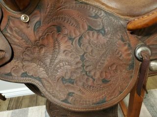 RARE Antique Jack Thomas Silver Mounted WesternShow Saddle,  Las Vegas,  NV 6