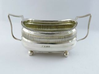 Elegant Georgian Silver Barge - Shaped Sugar Bowl,  London 1811 Joseph Angell 292g