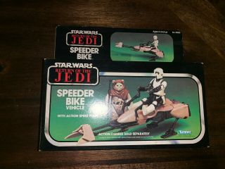 Vintage Kenner 1983 Star Wars Return Of The Jedi Speeder Bike Misb