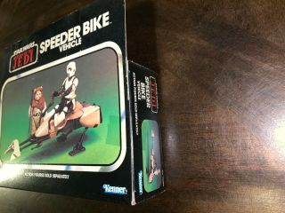 Vintage Kenner 1983 Star Wars Return Of The Jedi Speeder Bike MISB 4