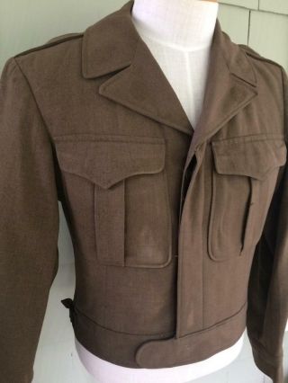 WW2 field jacket pants army uniform 8th air corps patch 38R 2