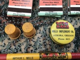 Vintage Minneapolis Moline Cards Pencils patch coloring books tape measures top, 8