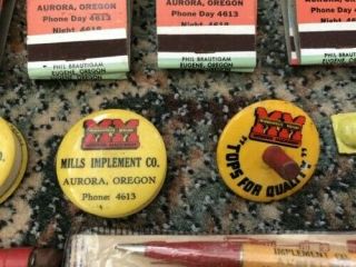 Vintage Minneapolis Moline Cards Pencils patch coloring books tape measures top, 9