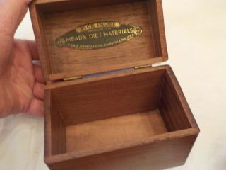 file index wooden file boxmead diet materials mead johnson & co.  evansville ind 3