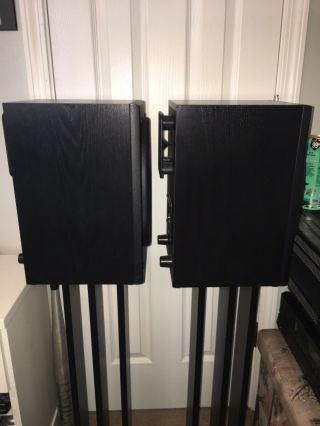 Vtg Polk Audio RT35I Bookshelf Stereo Speakers 4