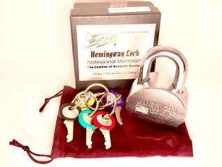 Scarce Vintage Magicians The Hemmingway Lock By Collectors Workshop Magic Trick