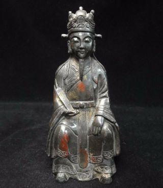 Rare Old Chinese Bronze Figure Of Official Buddha Statue " Yongle " Mark