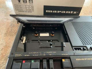 Vintage Marantz PMD - 222 3 - Heads Professional Portable Studio Cassette Recorder 5