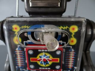Vintage 1960 ' s HORIKAWA FIGHTING ROBOT Tin Space Toy made in JAPAN 5