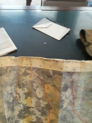 WW2 U.  S.  Map Bag With All Contents Letter From 82nd General 7