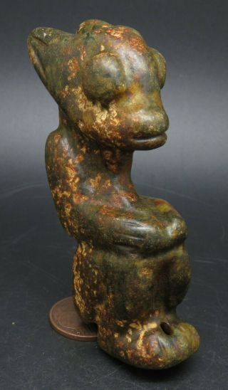 Antique Stone Age Neolithic Mythological Idol Statue Amulet